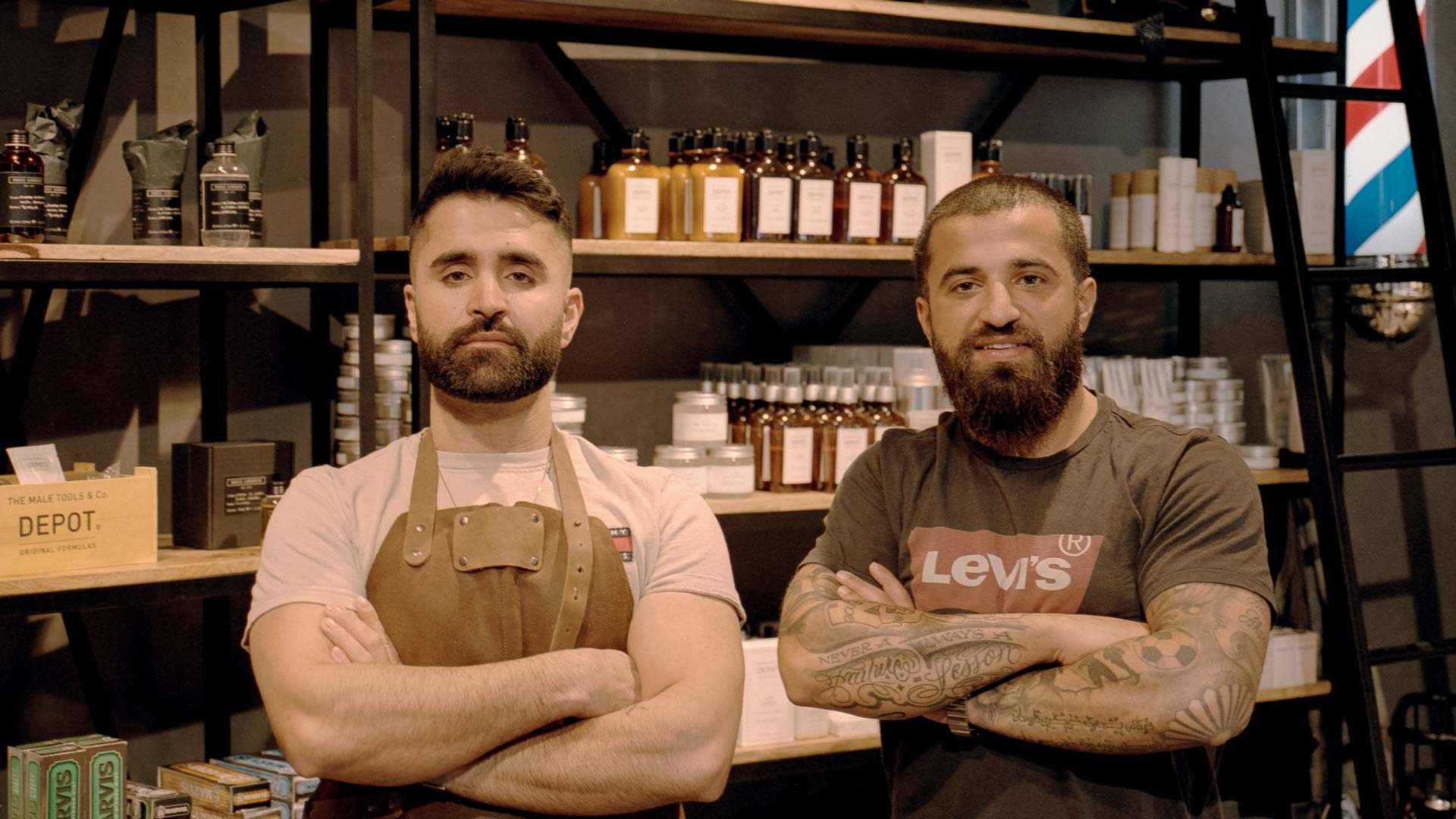 Erfaren team hos barbershop i Lillestrøm, Ako Ahmadi og Hemen Moradi